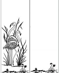 Пескоструйный рисунок Птицы 214